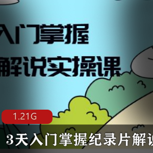 （纪录片解说）视频教程