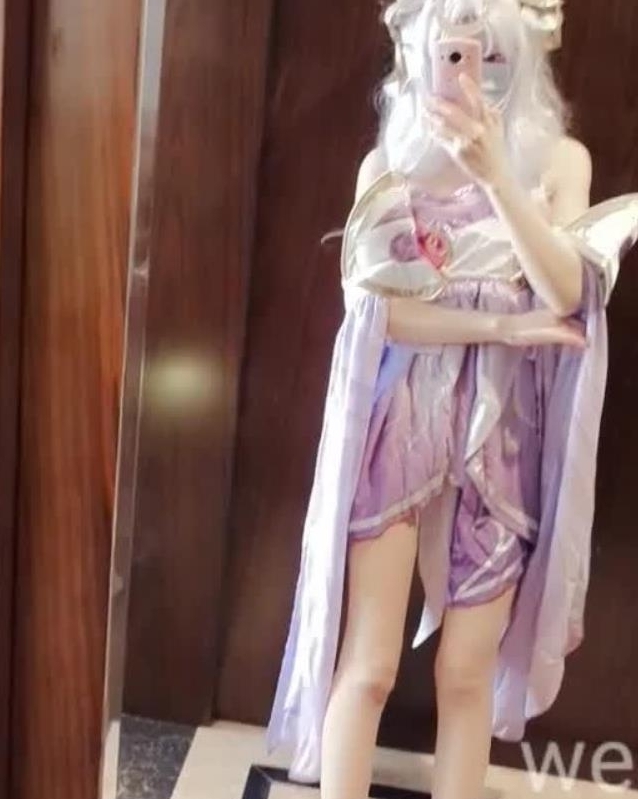 推特上的樱花味少女仙COS嫦娥作品