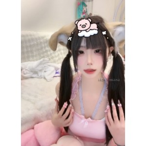 明星妹子定制：宅狗阿黑颜寸止系列，1v+300m百度盘，巨嫩萌妹小嘴亲舐，五期社保