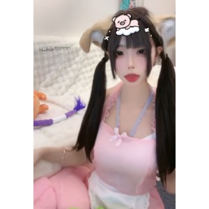 明星妹子定制：宅狗阿黑颜寸止系列，1v+300m百度盘，巨嫩萌妹小嘴亲舐，五期社保