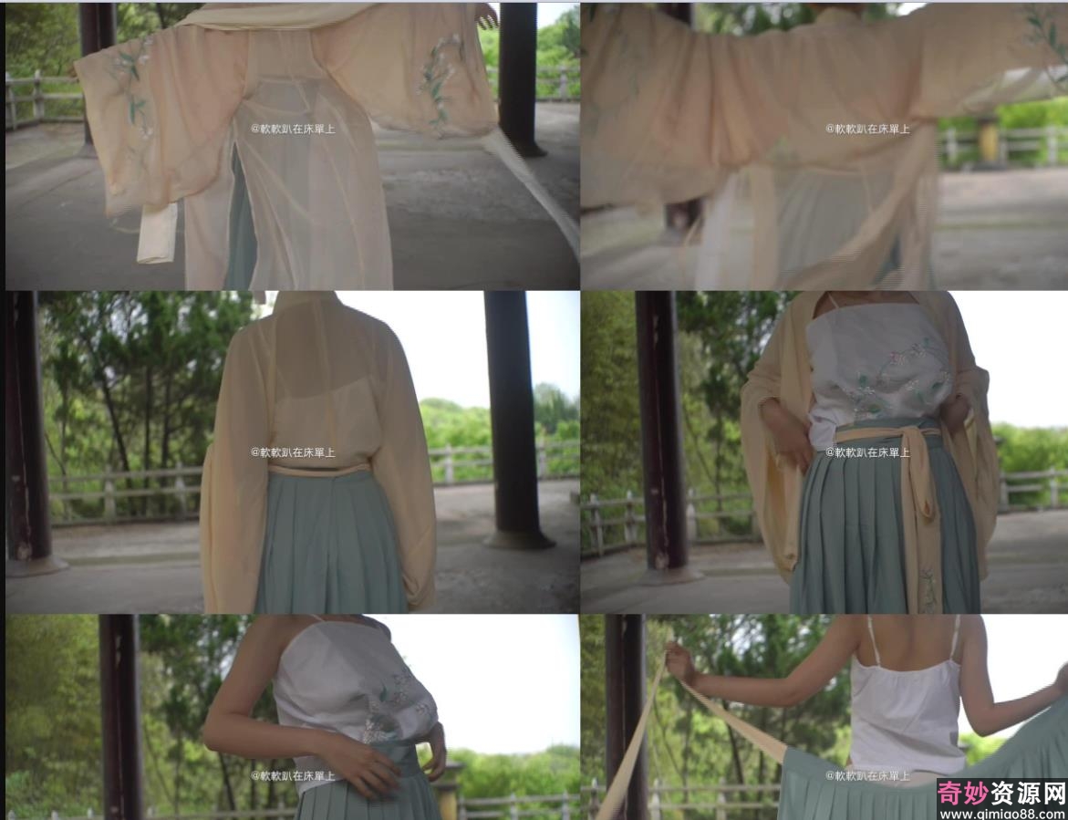 推特古风汉服47部合集80G太会玩了