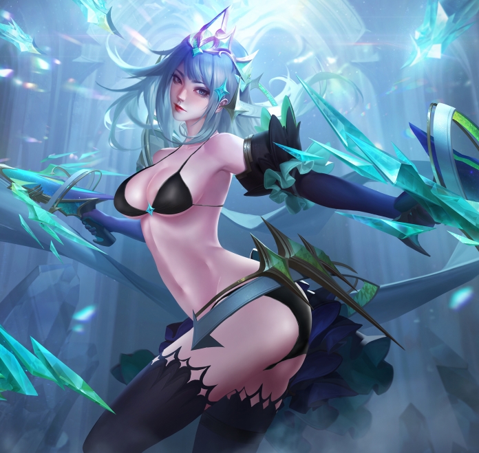 推特大V百里小黄人绝美COS湿身诱惑54张